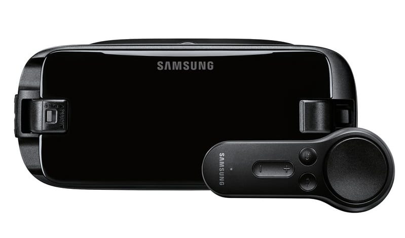 Samsung Gear VR headset and controller