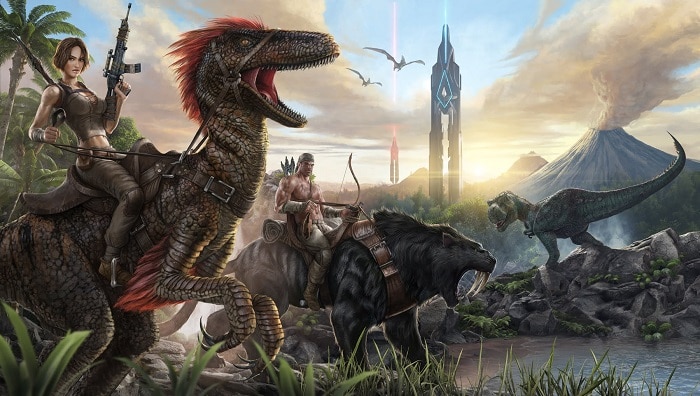 ARK: Survival Evolved, one of the wilderness survival games