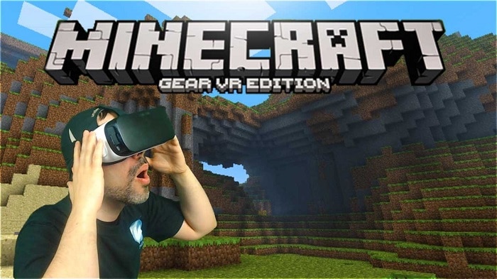 Minecraft VR oculus game
