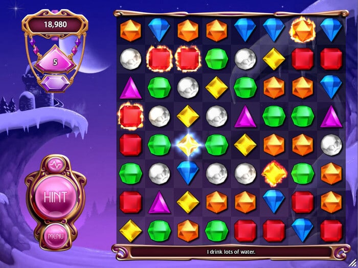 Bejeweled screenshot
