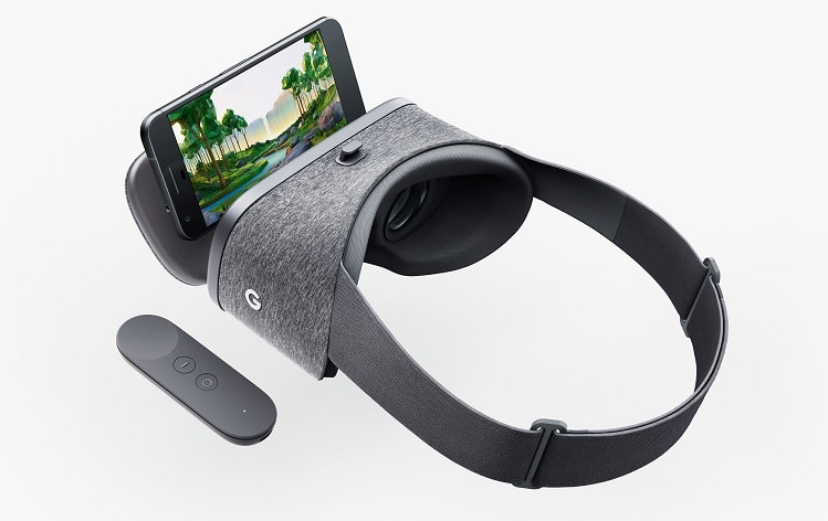Google Daydream View with phone and remote