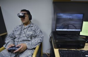 future of virtual reality, military personel uses VR training